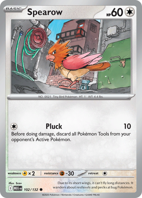 Spearow - MEG #102 - Normal