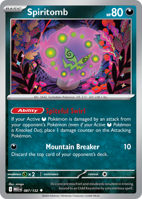 Spiritomb - MEG #87 - Reverse Holo