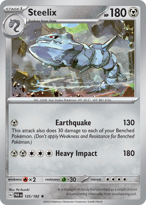 Steelix - PAR #125 - Holo