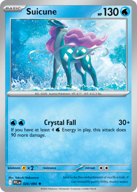 Suicune - PFL #26 - Holo