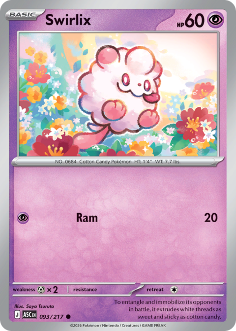 Swirlix - ASC #93 - Reverse Holo (Energy)