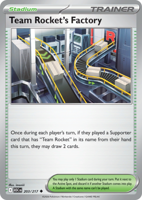 Team Rocket's Factory - ASC #203 - Normal