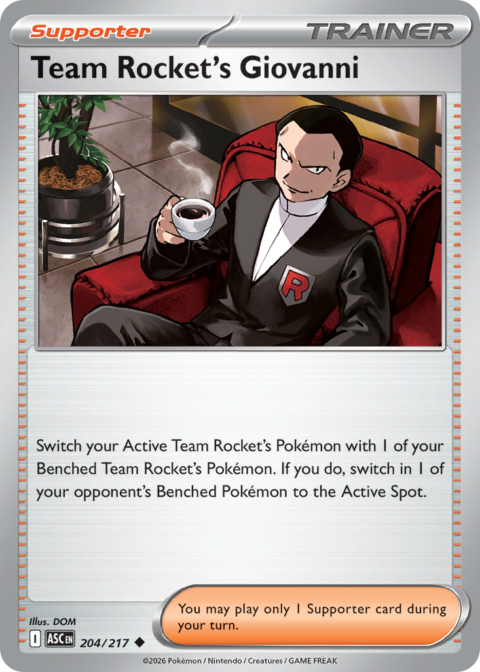 Team Rocket's Giovanni - ASC #204 - Normal