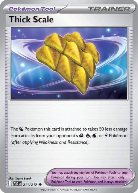 Thick Scale - ASC #211 - Reverse Holo