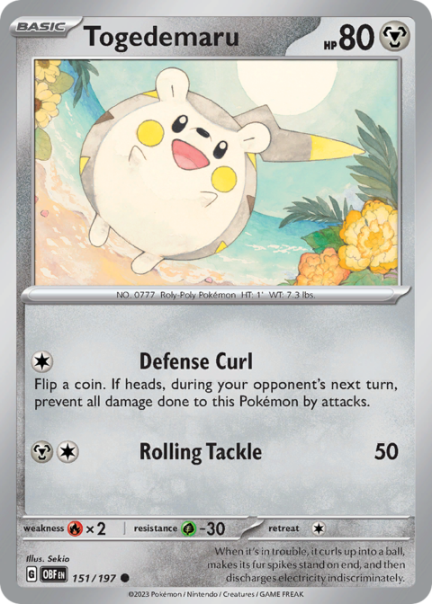 Togedemaru - OBF #151 - Normal
