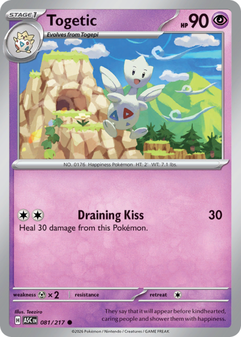 Togetic - ASC #81 - Reverse Holo (Energy)