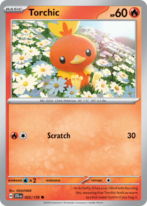 Torchic - JTG #22 - Normal