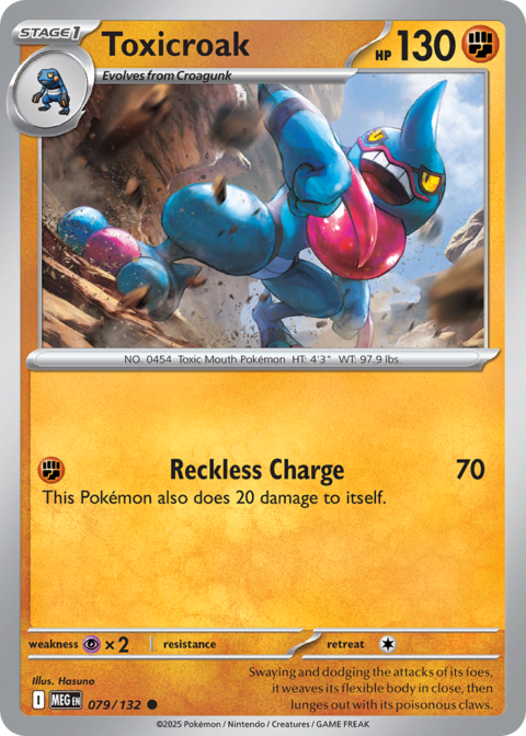 Toxicroak - MEG #79 - Reverse Holo