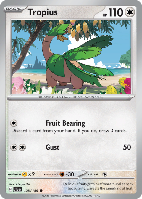 Tropius - JTG #123 - Normal