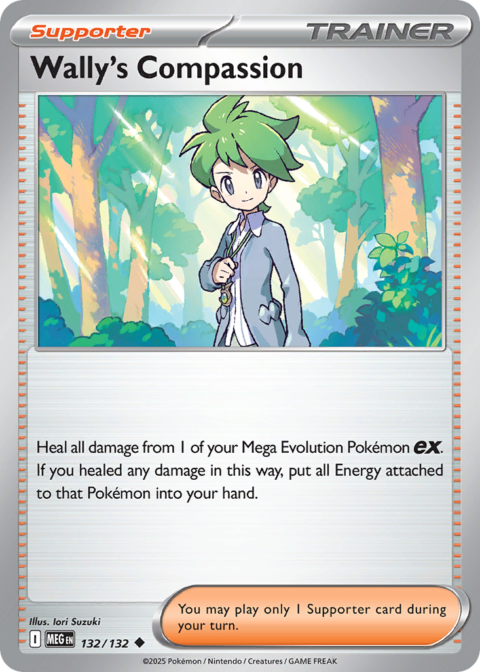 Wally's Compassion - MEG #132 - Reverse Holo