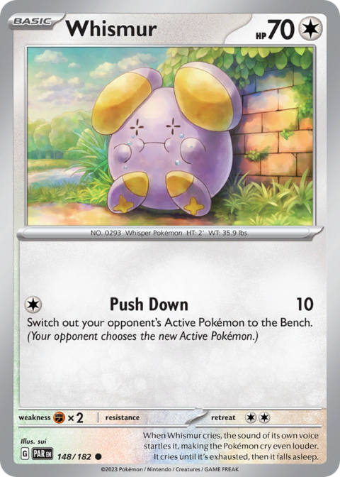 Whismur - PAR #148 - Reverse Holo