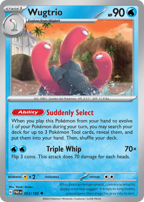 Wugtrio - PAR #53 - Normal