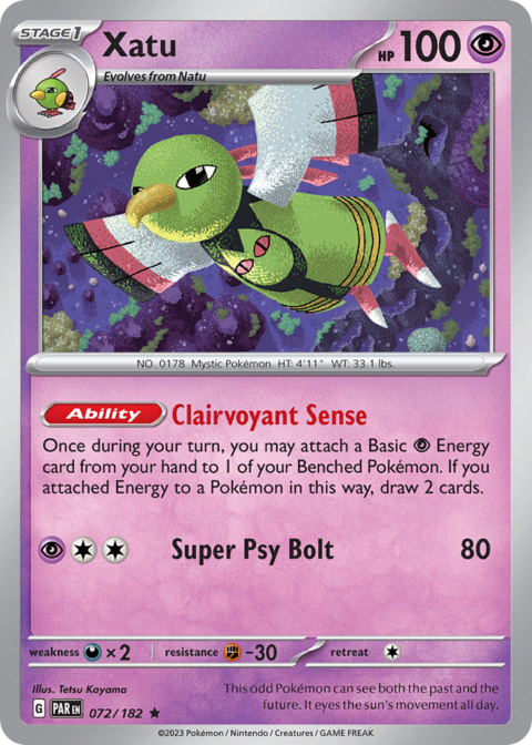 Xatu - PAR #72 - Holo