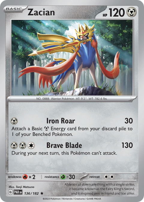 Zacian - PAR #136 - Holo