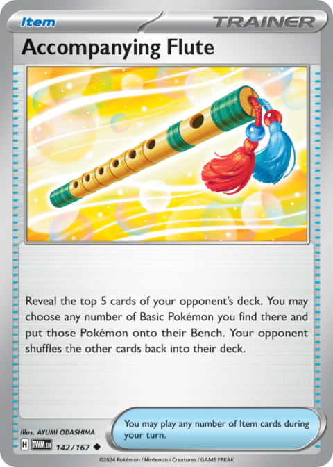 Accompanying Flute - TWM #142 - Reverse Holo