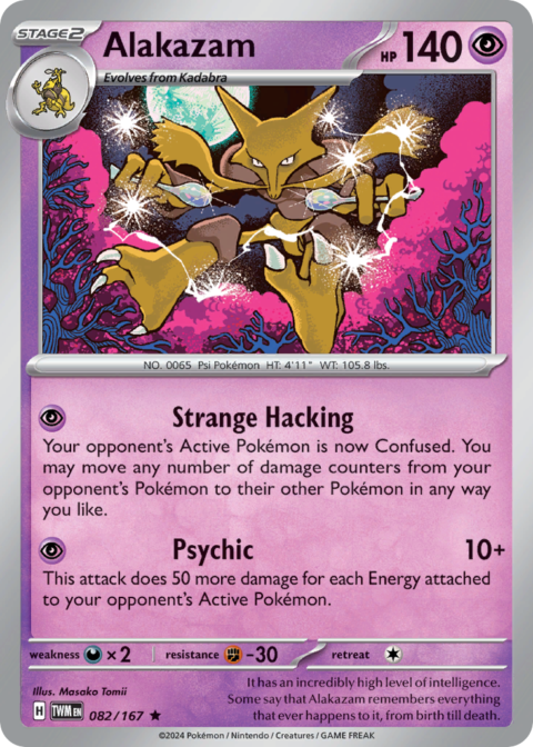 Alakazam - TWM #82 - Holo
