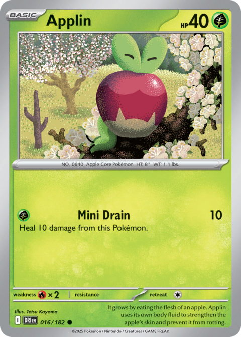 Applin - DRI #16 - Reverse Holo