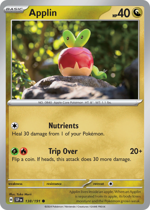 Applin - SSP #138 - Reverse Holo
