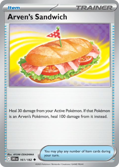 Arven's Sandwich - DRI #161 - Reverse Holo
