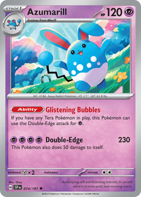 Azumarill - SSP #74 - Normal