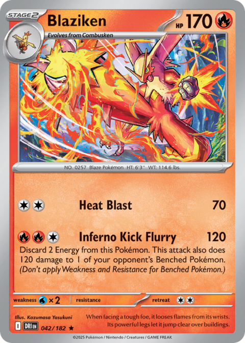 Blaziken - DRI #42 - Reverse Holo