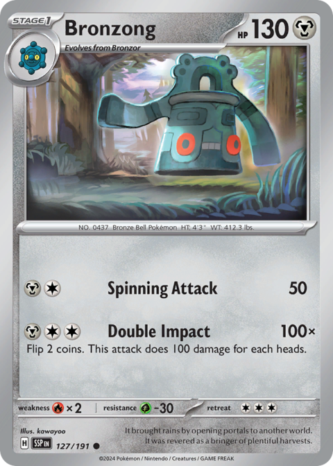 Bronzong - SSP #127 - Reverse Holo