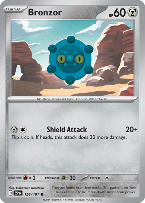 Bronzor - SSP #126 - Reverse Holo