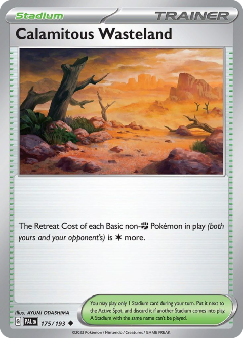 Calamitous Wasteland - PAL #175 - Reverse Holo