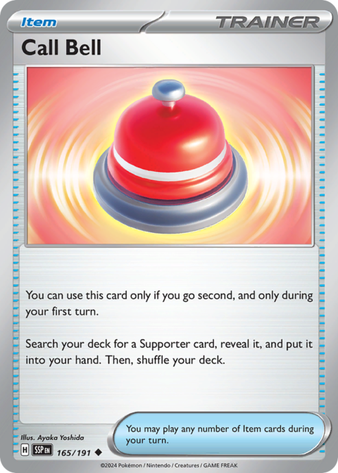 Call Bell - SSP #165 - Reverse Holo