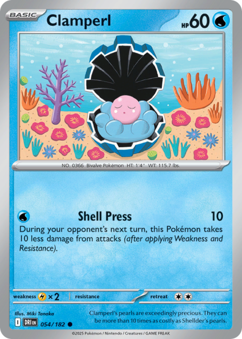 Clamperl - DRI #54 - Reverse Holo