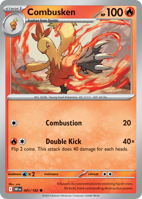 Combusken - DRI #41 - Reverse Holo