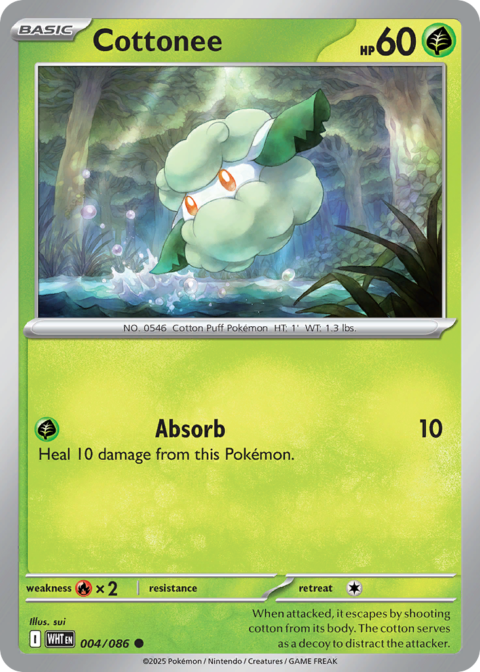 Cottonee - WHT #4 - Normal