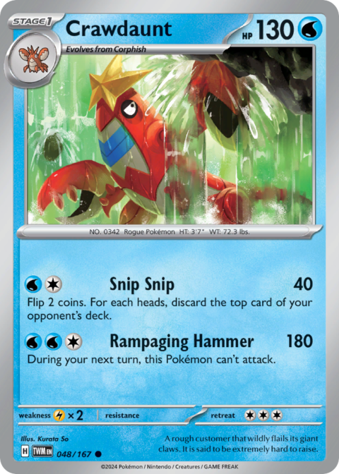 Crawdaunt - TWM #48 - Reverse Holo