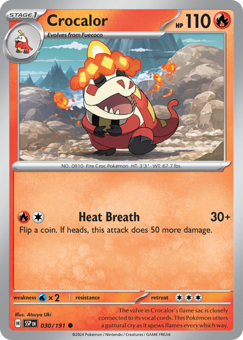 Crocalor - SSP #30 - Reverse Holo