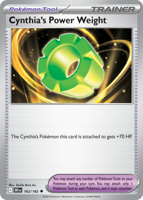 Cynthia's Power Weight - DRI #162 - Reverse Holo