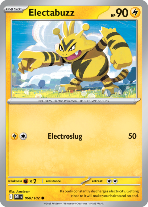Electabuzz - DRI #68 - Reverse Holo