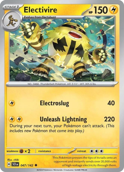 Electivire - SCR #47 - Holo