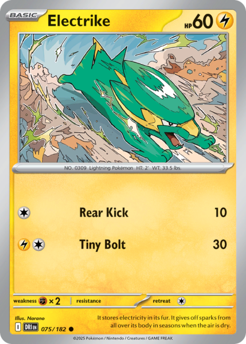 Electrike - DRI #75 - Reverse Holo