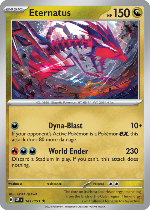 Eternatus - SSP #141 - Reverse Holo