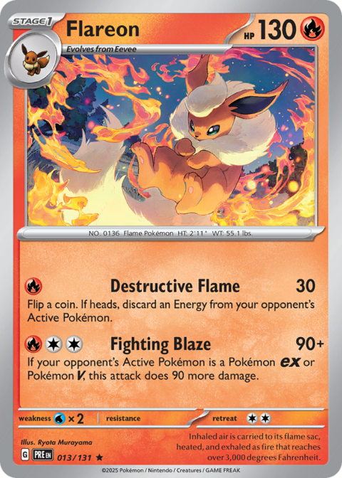 Flareon - PRE #13 - Holo