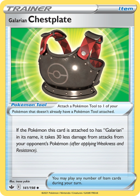 Galarian Chestplate - CRE #141 - Normal