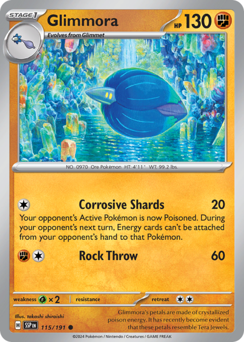 Glimmora - SSP #115 - Reverse Holo