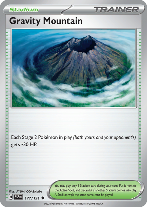 Gravity Mountain - SSP #177 - Reverse Holo