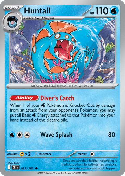 Huntail - DRI #55 - Reverse Holo