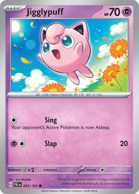 Jigglypuff - PAL #83 - Reverse Holo