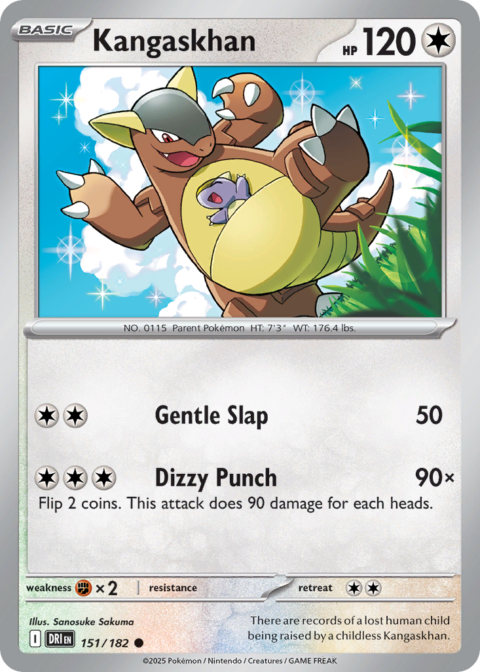 Kangaskhan - DRI #151 - Reverse Holo