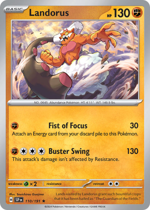 Landorus - SSP #110 - Holo