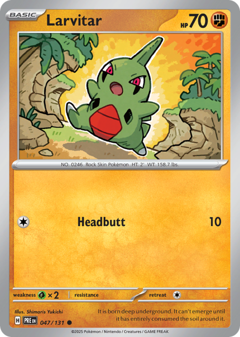 Larvitar - PRE #47 - Normal