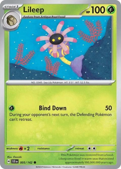 Lileep - SCR #5 - Reverse Holo