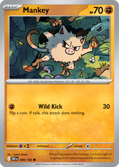 Mankey - DRI #90 - Normal